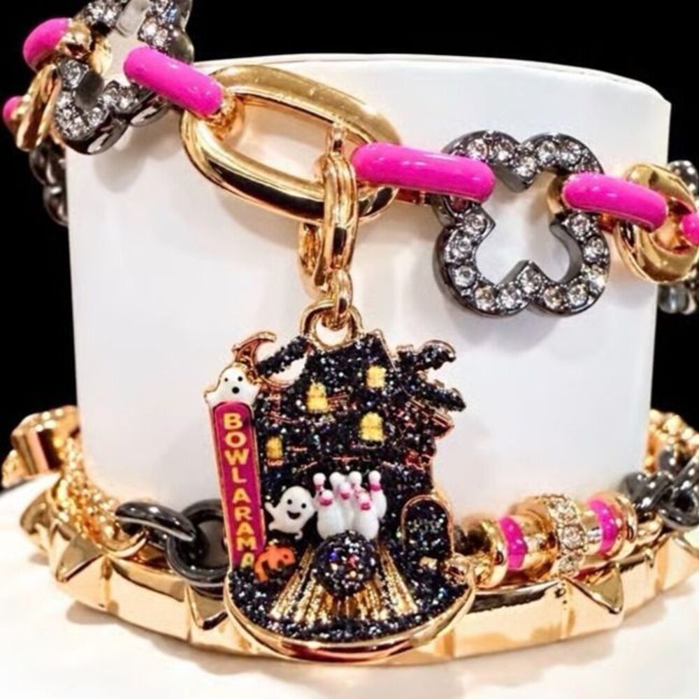 Haunted Bowl-A-Rama Gold Bracelet Stack